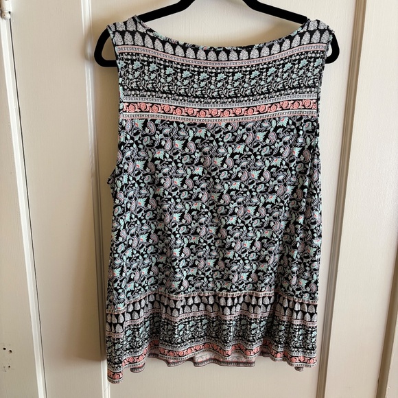 Jill patterned sleeveless top - Picture 2 of 5